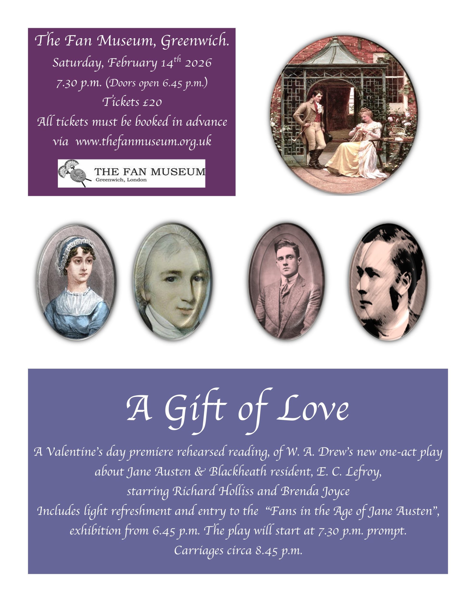 A Gift of Love (TICKETS) – A Valentines Day Reading 2026