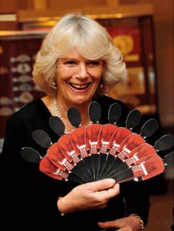 HRH visit to The Fan Museum