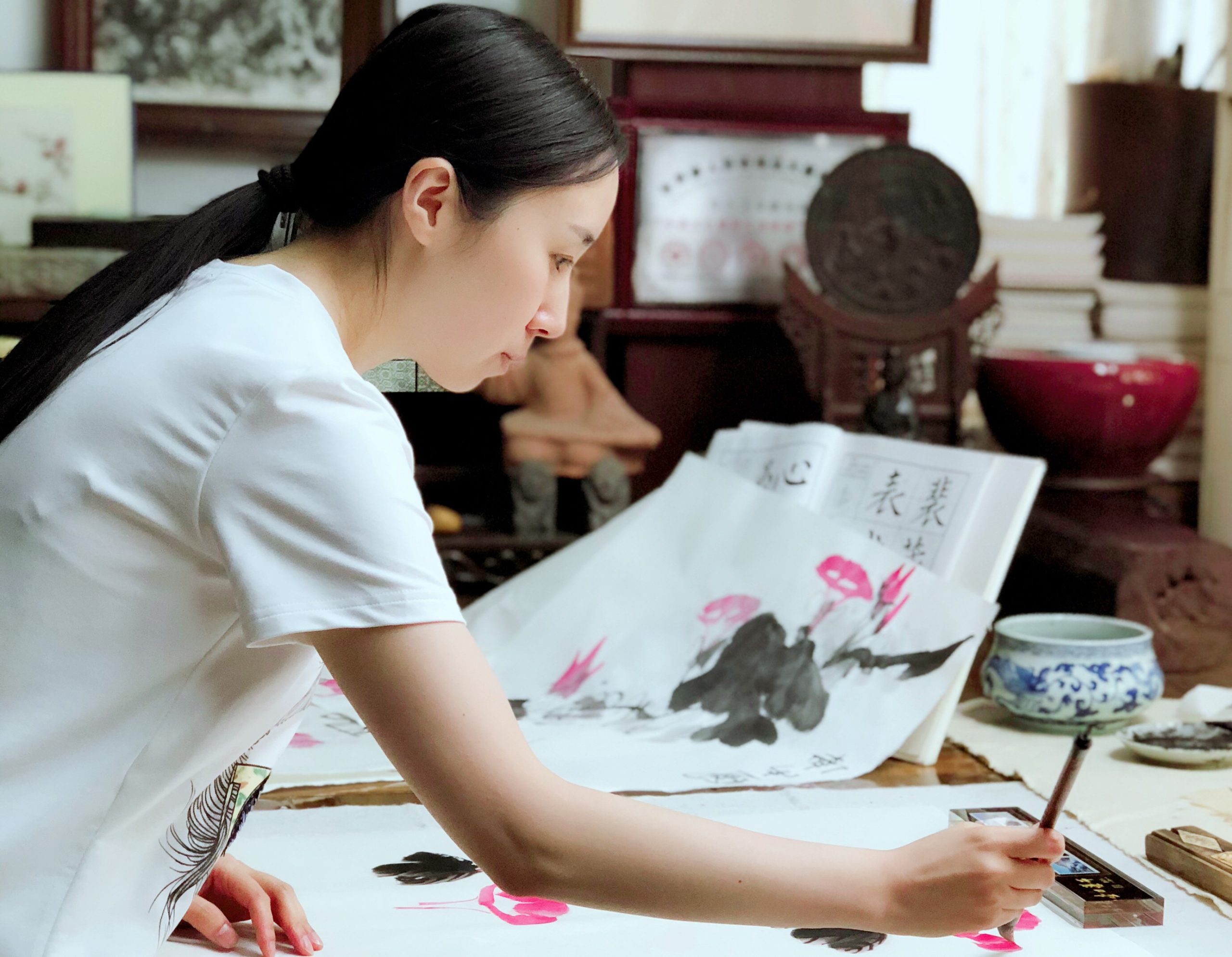 Chinese Ink Painting at The Fan Museum