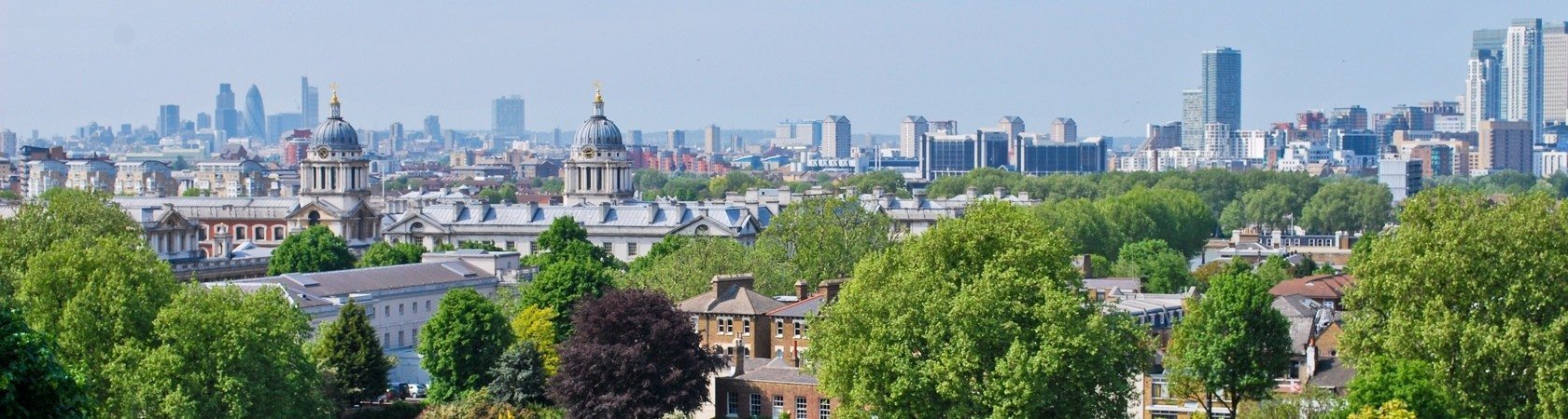 View of historic Greenwich London