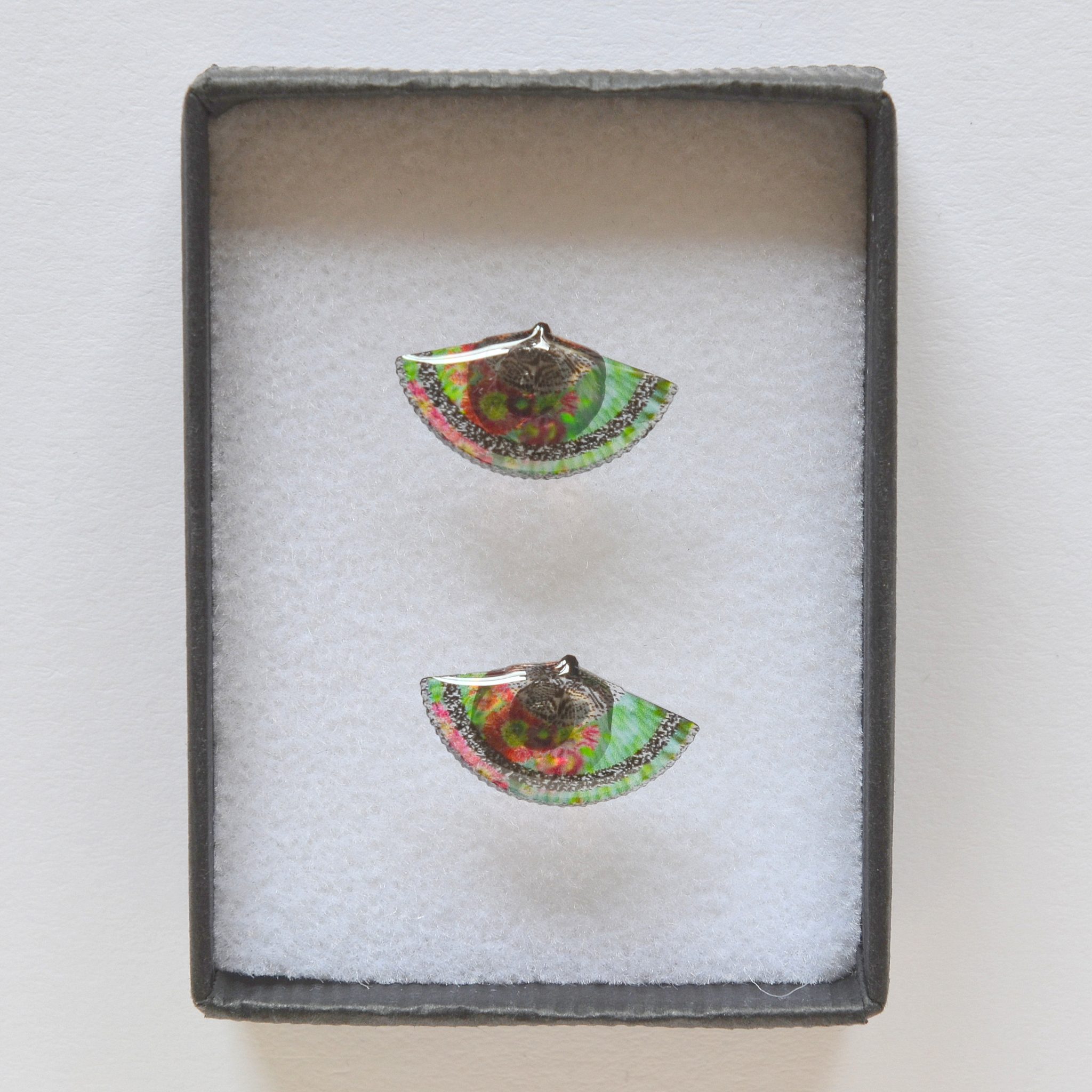Acrylic Stud Earrings The Fan Museum